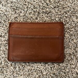 SHINOLA leather card wallet